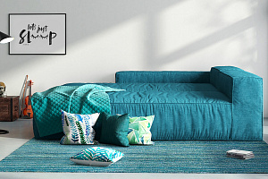 Детский  бескаркасный диван Фри для сна 